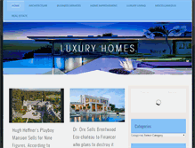 Tablet Screenshot of luxuryhomes.net